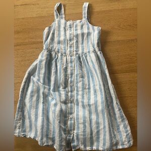 Crewcuts Blue and White Striped Dress